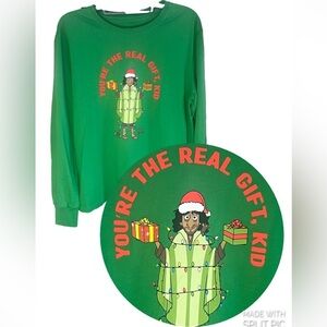 Disney Parks Christmas Encanto Bruno green long sleeve T-shirt